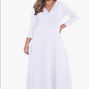 NWT EMPIRE WAIST VERY FLATTERING MAXI DRESS